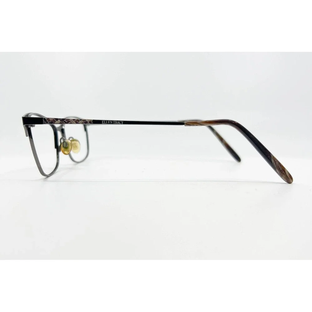 Ellen Tracy Eyeglass Frames Womens Black Procida Cat Eye 53-16-140